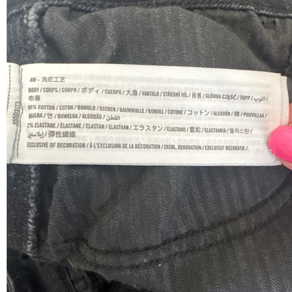 Hollister Ultra High‎ Rise Mom Jeans Washed Black Size 3R - Picture 8 of 14